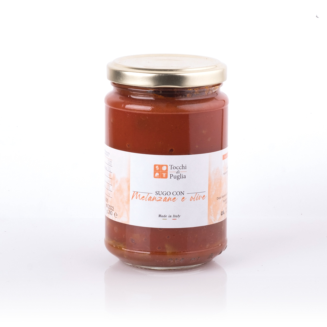 Sugo con melanzane e olive da gr. 280
